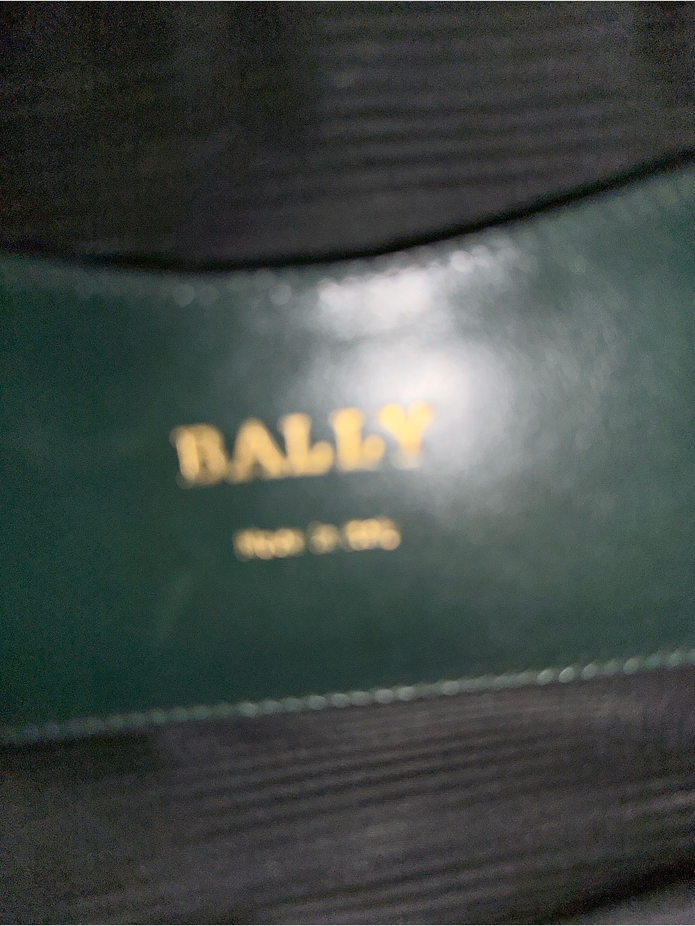 Vintage 1980s Bally Green Suede & Leather Circle Handle Bag - Picture 11 of 12